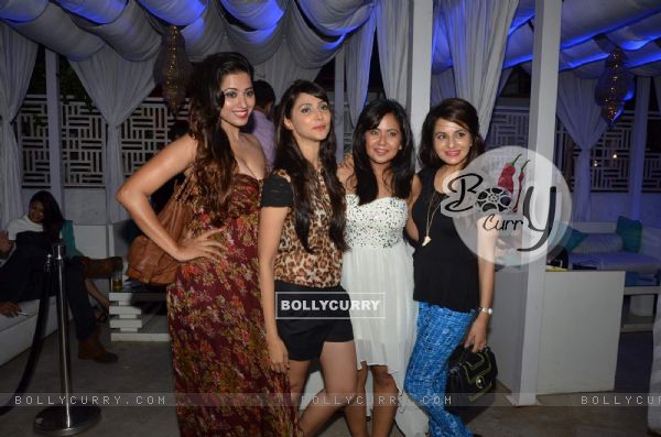 Riddhima, Rishina, Roopal and Roop at Celebration of Suyash Rai's Sister's Birthday at Star Struck