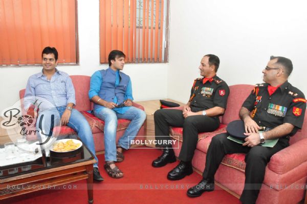 Vivek Oberoi Interacts with Military Personnels on Kargil Diwas at Bhonsala Military School