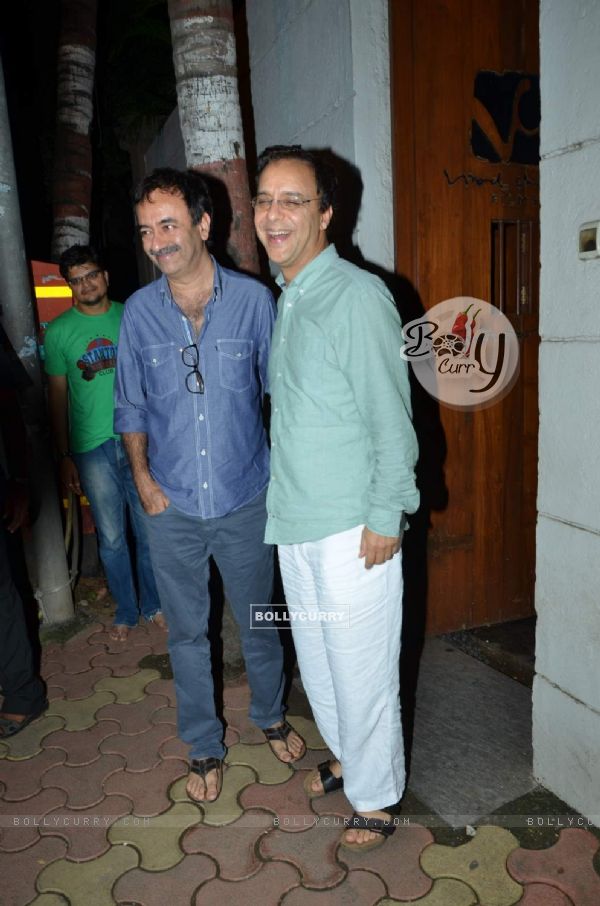 Rajkumar Hirani at Vidhu Vinod Chopra's Residence