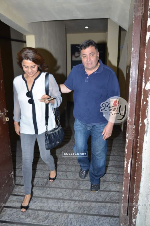 Rishi Kapoor and Neetu Singh Snapped in the City