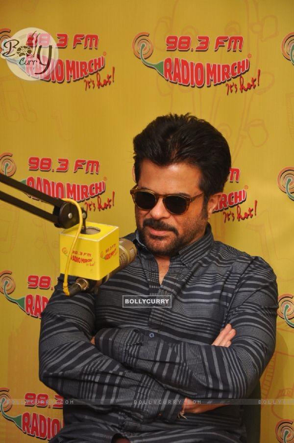 Anil Kapoor at the Promotions of Welcome Back on Radio Mirchi