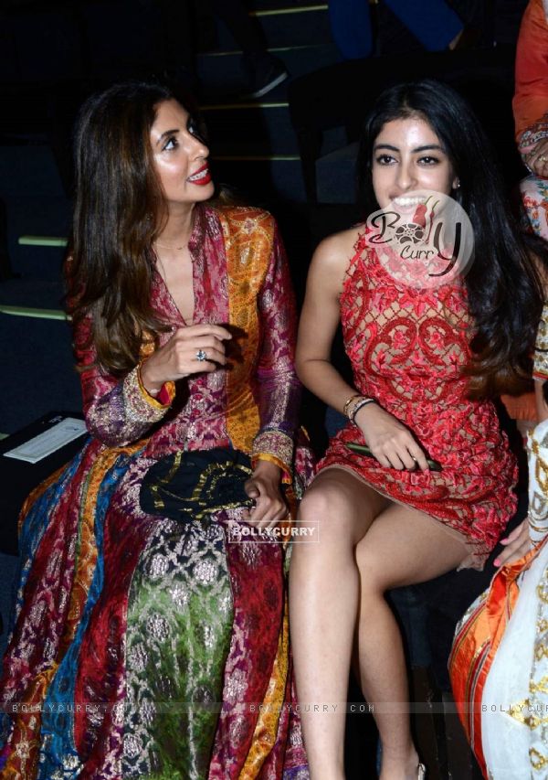 Navya Naveli and Shweta Bachchan at BMW India Bridal Fashion Week