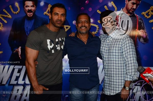 Anil Kapoor, Nana Patekar and John Abraham at Promotions of Welcome Back