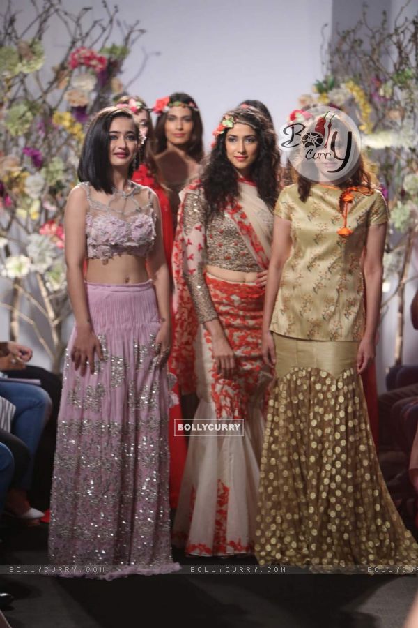 Akshara Haasan Walks on Ramp at BMW India Bridal Fashion Week