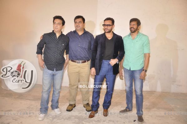 Saif Ali Khan, Sajid Nadiadwala and Kabir Khan at Press Meet of Phantom
