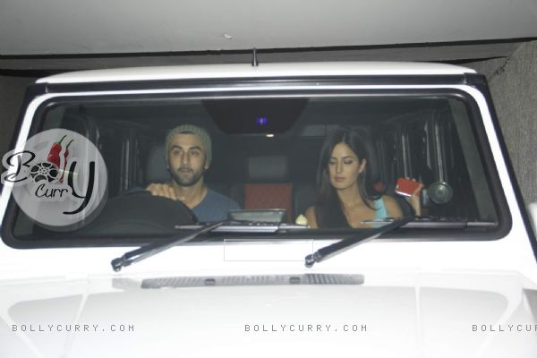 Ranbir and Katrina Arrive Together at Special Screening of Brothers