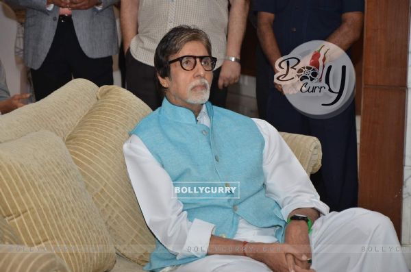 Big B Snapped at an Event at JW Marriott
