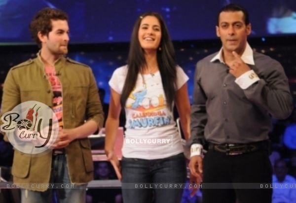 Salman Khan with Neil Nitin Mukesh and Katrina Kaif