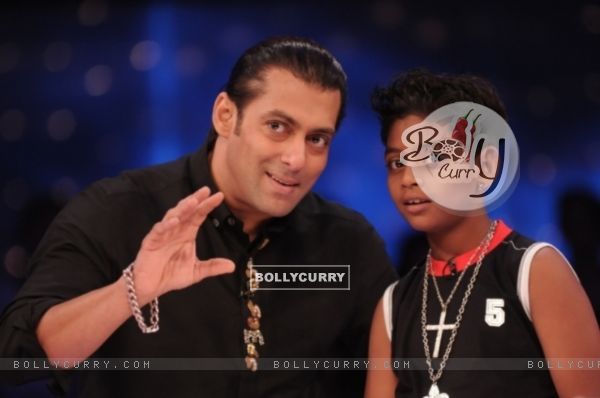 Salman Khan with a young boy