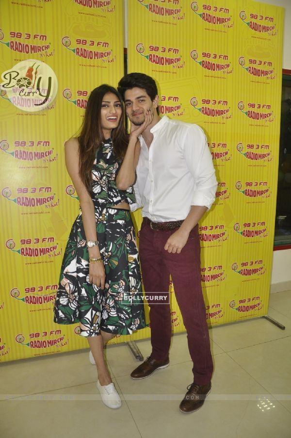 Couple in the Film Hero - Athiya Shetty and Sooraj Pancholi for Promotions of Hero at Radio Mirchi (375158)