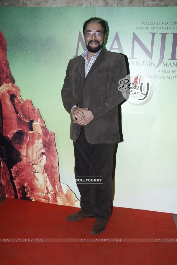 Kabir Bedi at Screening of Manjhi - The Mountain Man