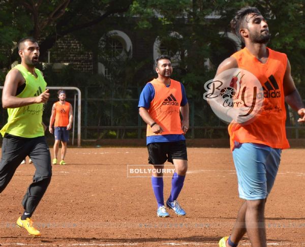 Raj Kundra Snapped Practicing Soccer!