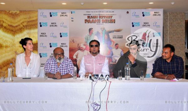 Kunal Kapoor, Gulshan Grover and Saurabh Shukla for Promotions of Kaun Kitney Paani Mein in Delhi