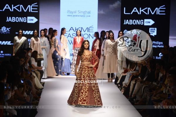 Nimrat Kaur at Lakme Fashion Week