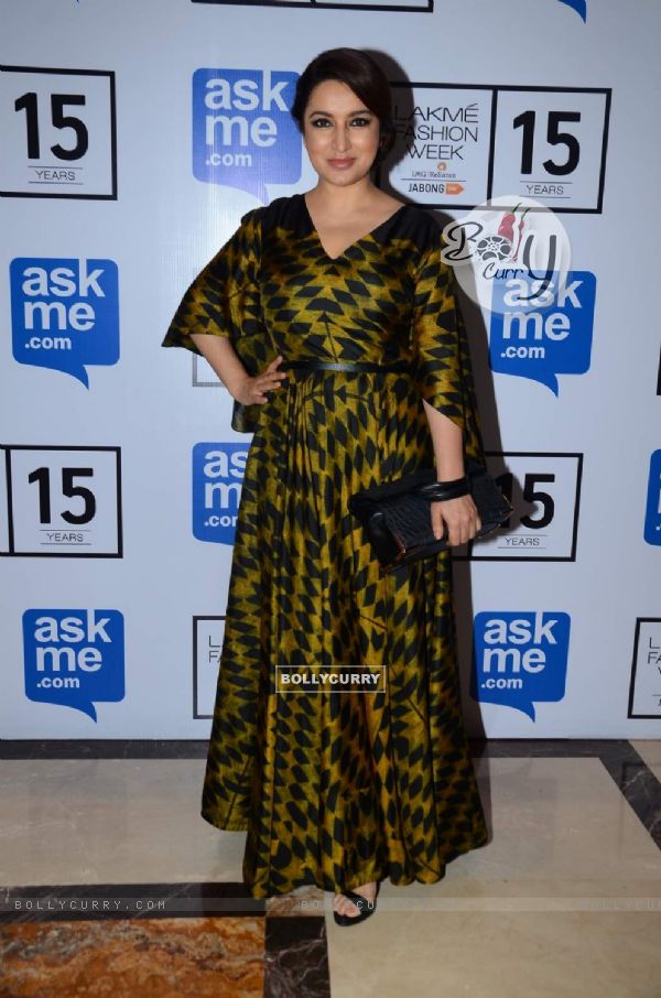 Tisca Chopra at Lakme Fashion Week