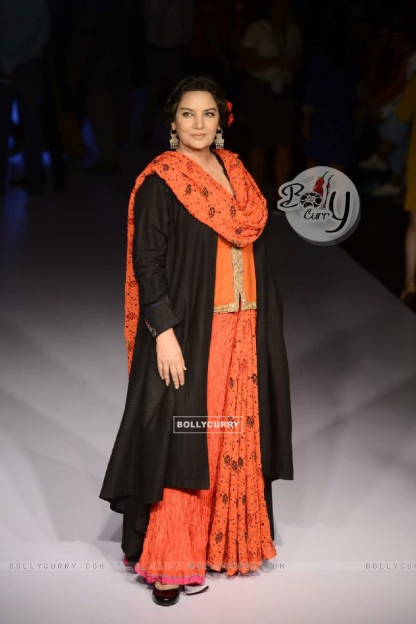 Shabana Azmi at Lakme Fashion Week