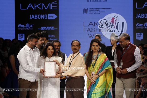 Ritu Kumar and Shaina NC at Lakme Fashion Week