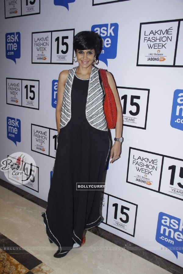 Mandira Bedi at Lakme Fashion Week