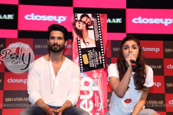 Alia Bhatt interacts with the audience at Close Up First Move Party