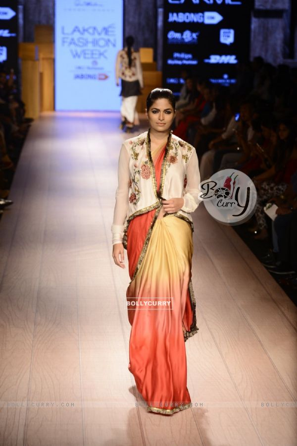 Parvathy Omanakuttan walks the ramp at Lakme Fashion Week Day 4