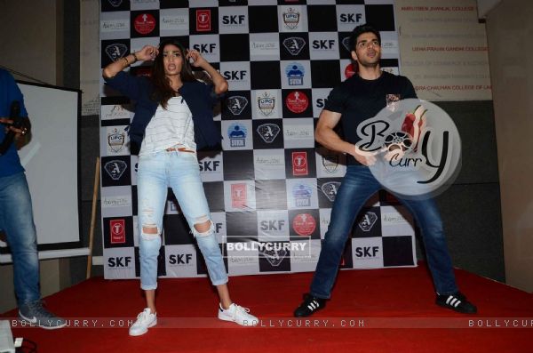 Sooraj and Athiya for Promotions of Hero at Mithibai College