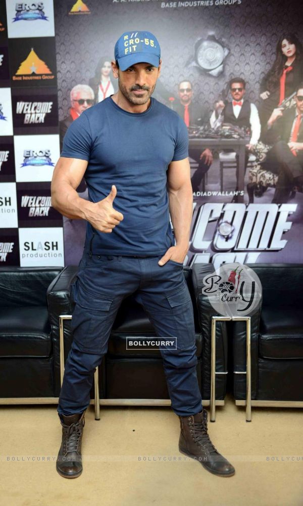 John Abraham for Promotions of Welcome Back at Delhi