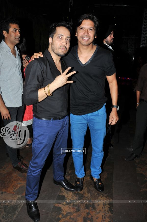 Mika Singh and Shaan at Richa Sharma's Album Launch