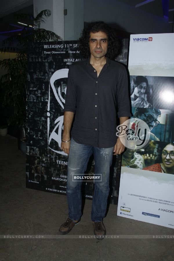Imtiaz Ali at Screening of Bengali Film 'Teenkahon'