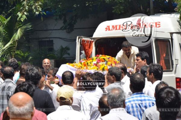 Aadesh Shrivastava's body arrives