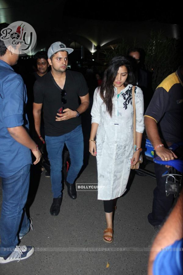 Suresh Raina Snapped at Airport