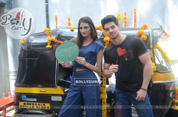 Athiya Shetty and Sooraj Pancholi for Promotions of Hero at Sophia College