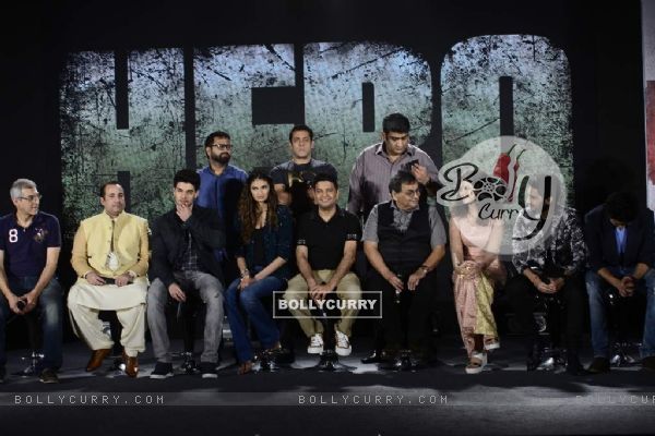 Cast and Crew of Hero at Music Launch