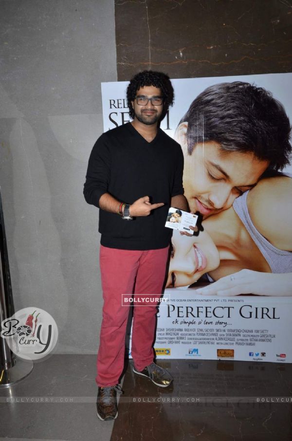 Siddharth Mahadevan at Premiere of Perfect Girl