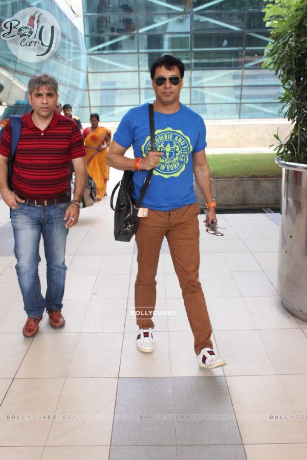 Madhur B Snapped at Airport