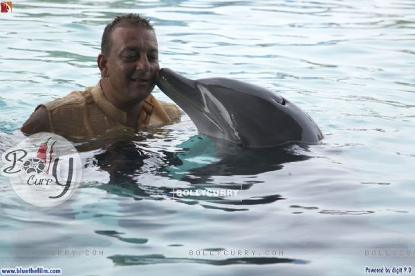 Sanjay Dutt with a Dolphin (37813)