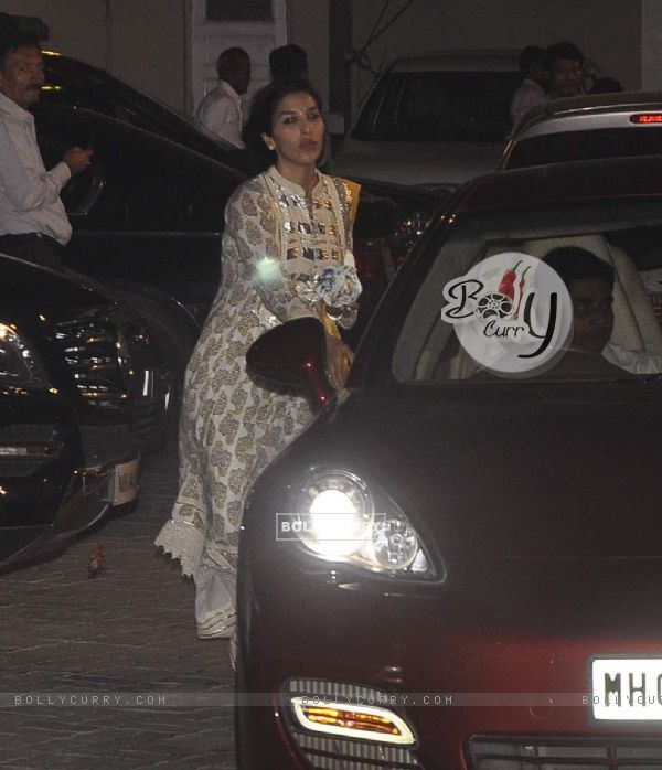 Sophie Choudry at Salman Khan's Ganesh Chaturthi Celebration