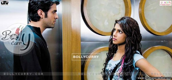 Harman and Priyanka looking each other