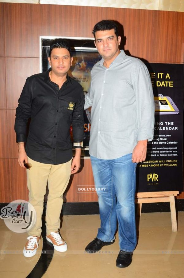 Bhushan Kumar and Siddharth Roy Kapur at Trailer Launch of Tamasha