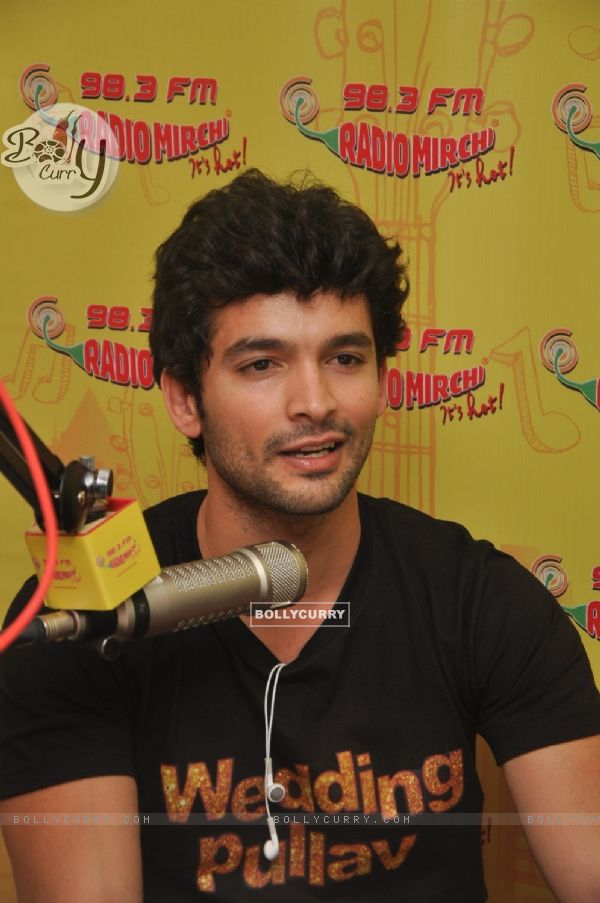 Diganth Manchale for Promotions of Wedding Pullav at Radio Mirchi (379201)
