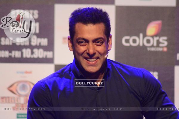 Salman Khan addresses the media at the Launch at Bigg Boss Nau