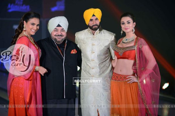 The Singh Is Bling cast at the Bling Fashion Show with J.J. Valliya (379795)