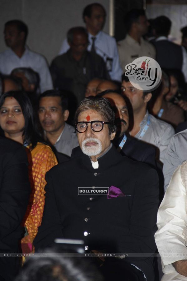 Amitabh Bachchan was snapped at the Tourism Press Meet