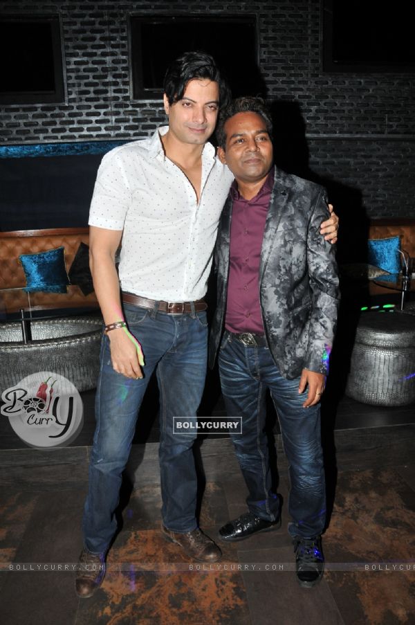 Girish Wankhede with Rahul Bhatt at the Birthday Bash