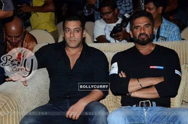 Salman Khan was at the Launch of Sunil Shetty's Fitness Channel