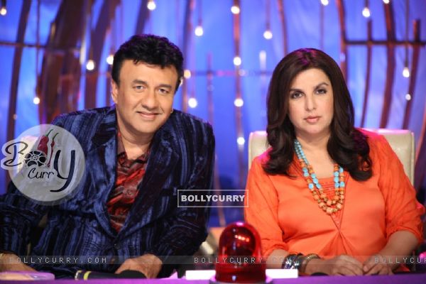 Anu Malik and Farah Khan judging