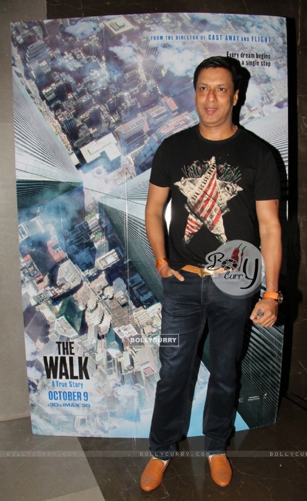 Madhur Bhandarkar at Special Screening of 'The Walk'