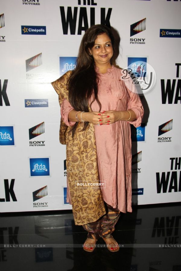 Neelima Azeem at Special Screening of 'The Walk'