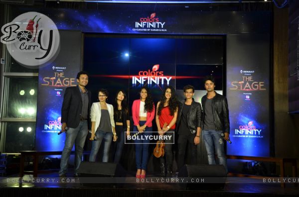 Contestants of 'The Stage' at Launch of Show