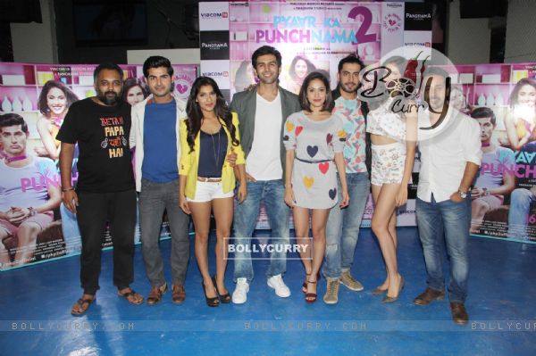 Cast of Pyaar Ka Punchnama 2 at Promotions of Film