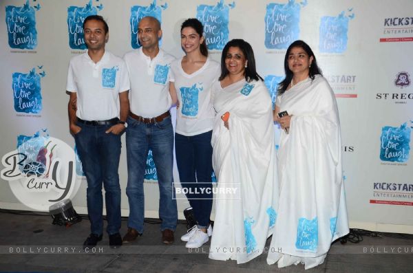 Deepika Padukone at Launch of NGO 'Live Love Life'
